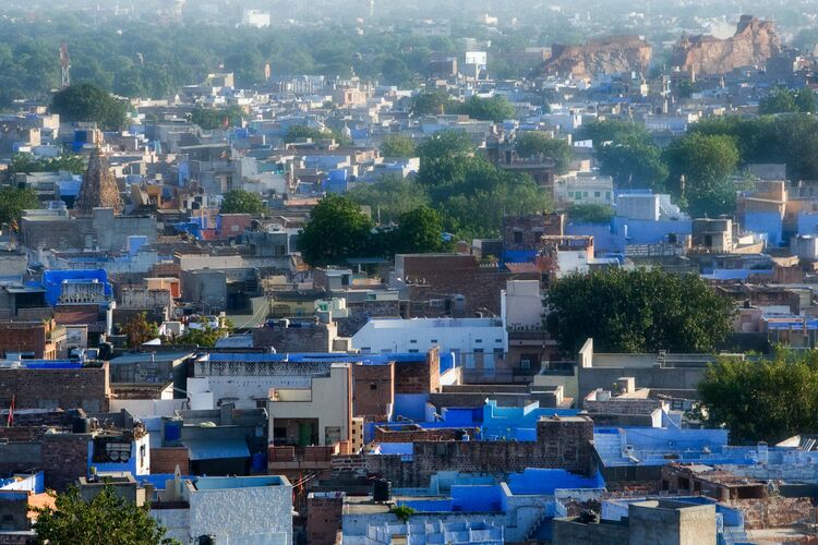 "Die blaue Stadt", Jodhpur, Rajasthan
